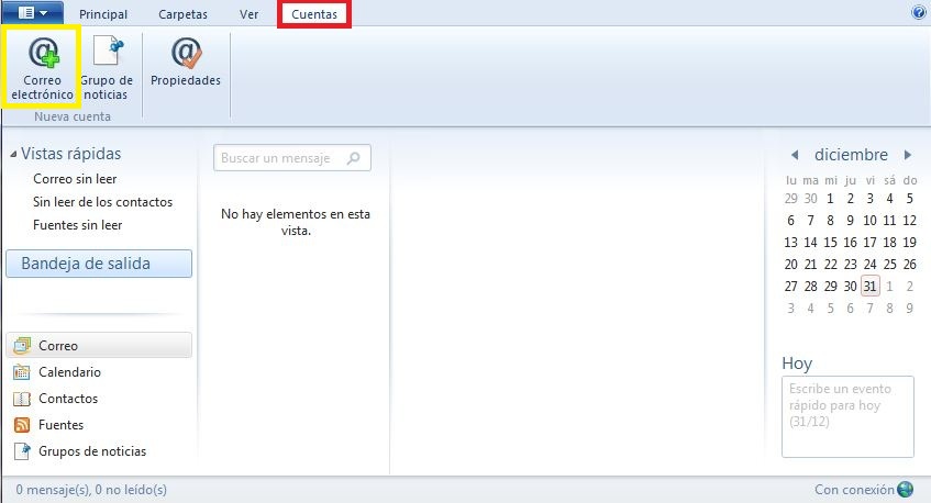 Configurar cuentas de con Windows Live Mail. - InFoAL-ITF Aplicacions i Serveis Informàtics